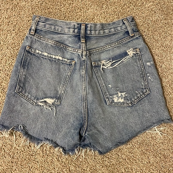 Agolde Dee Ultra High-Rise Denim Shorts - Picture 4 of 7